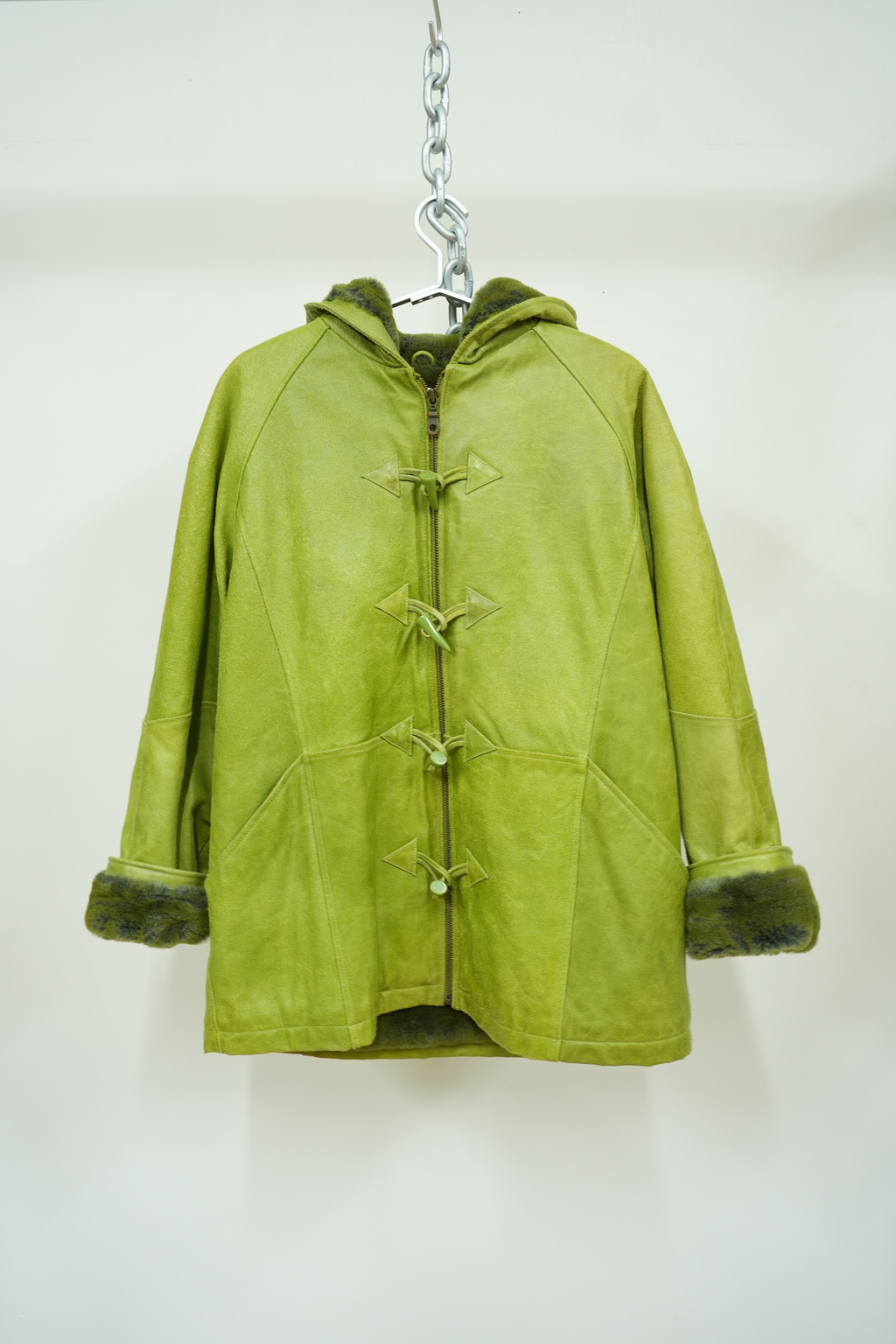 vintage WILSON LEATHER avocado green leather jacket