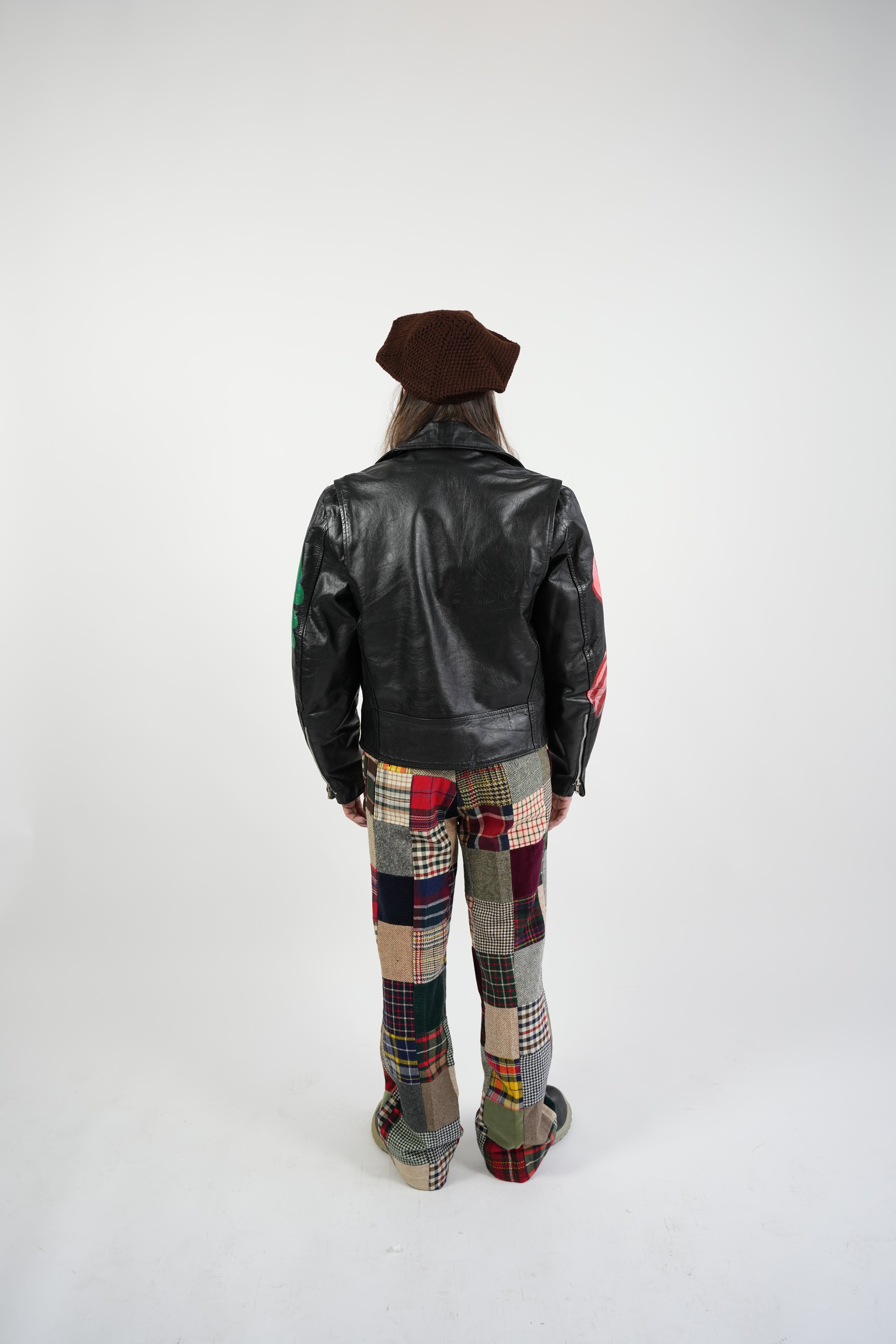 1970s Excelled artist painted Double Rider's Jacket