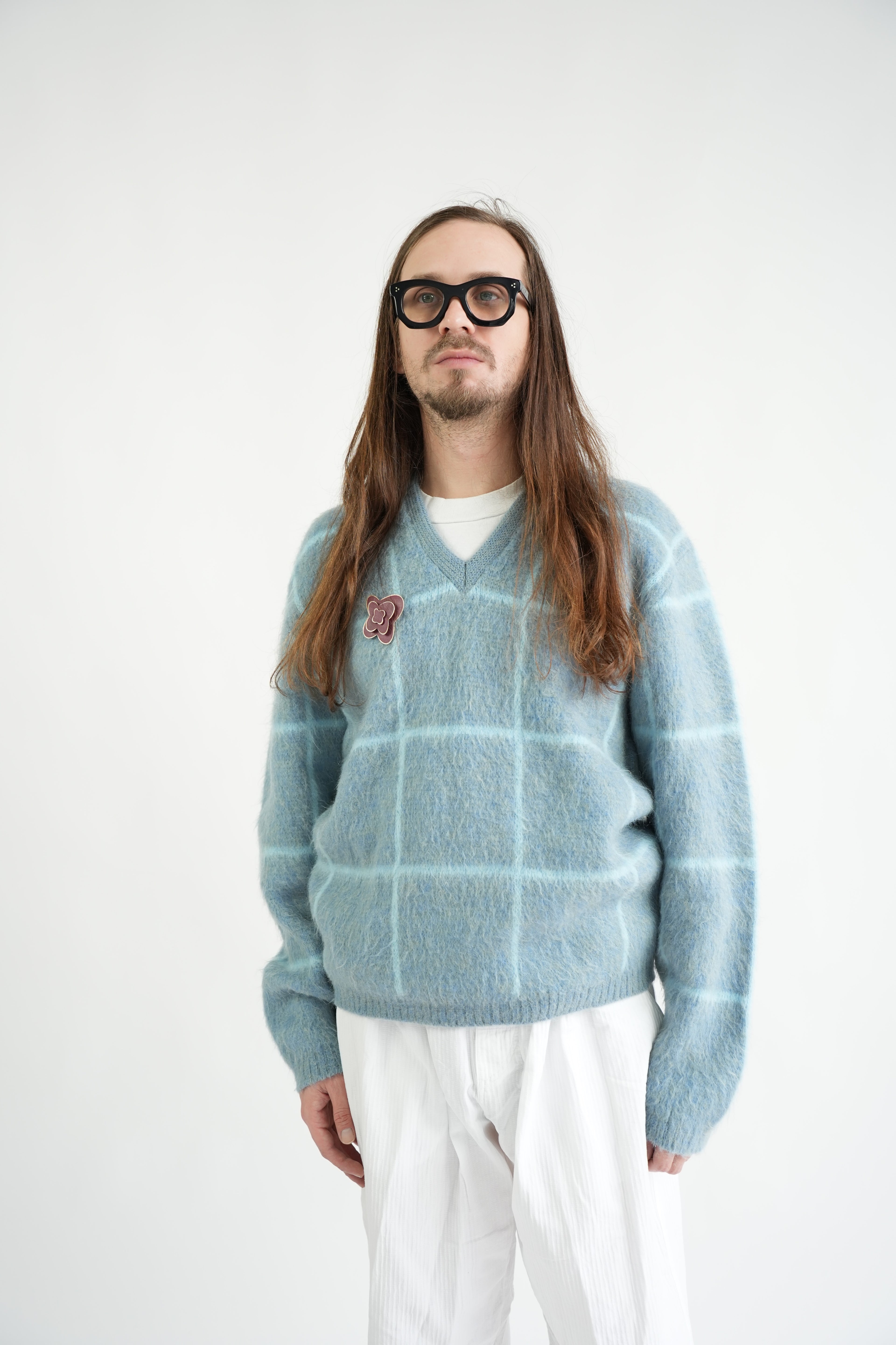 1960-70s mohair pullover sweater