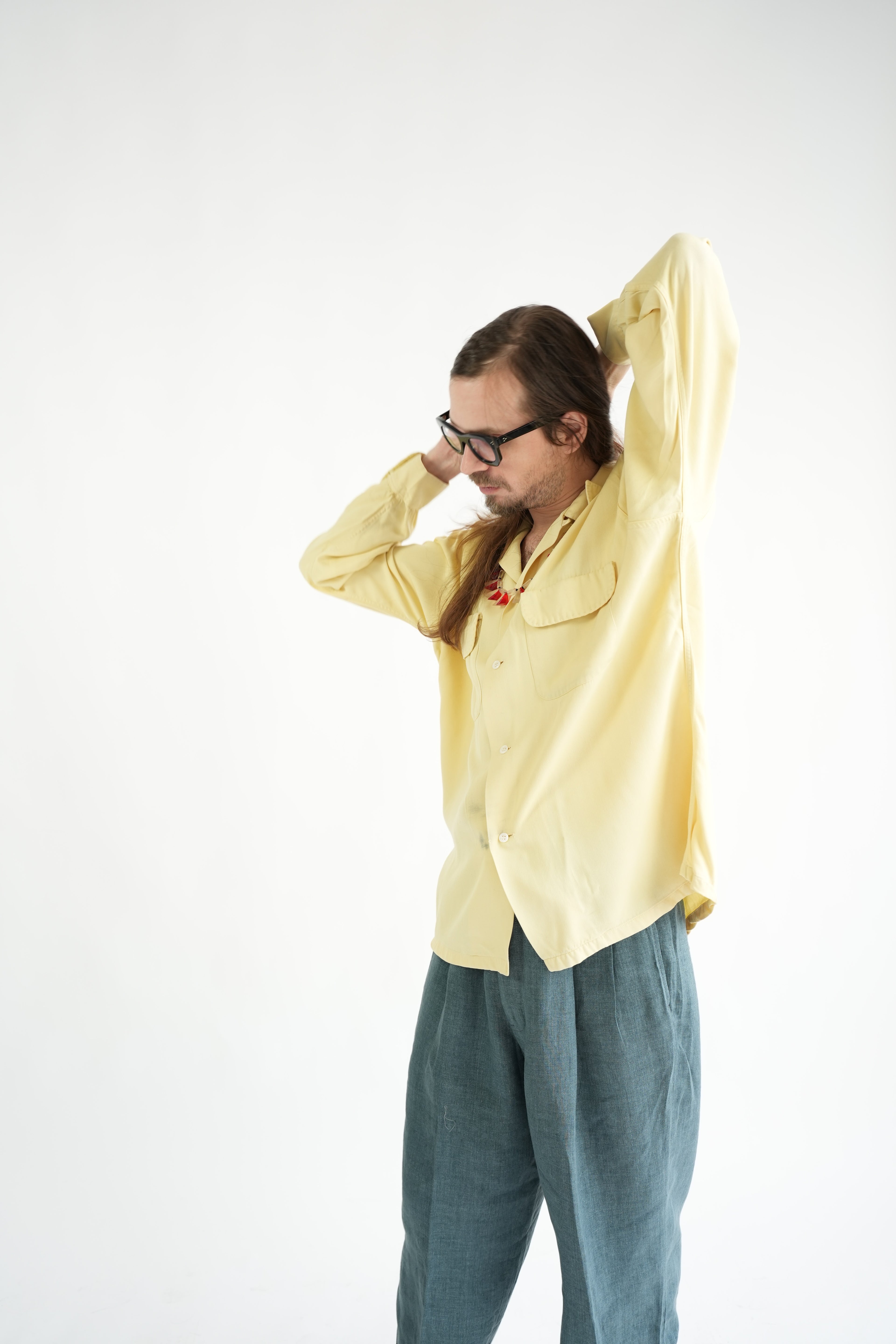 1950s ARROW Loop Collar Shirt