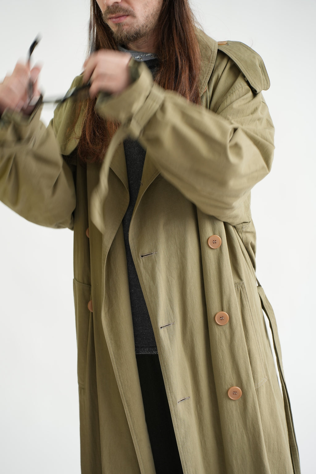 1980s GIORGIO ARMANI Trench coat