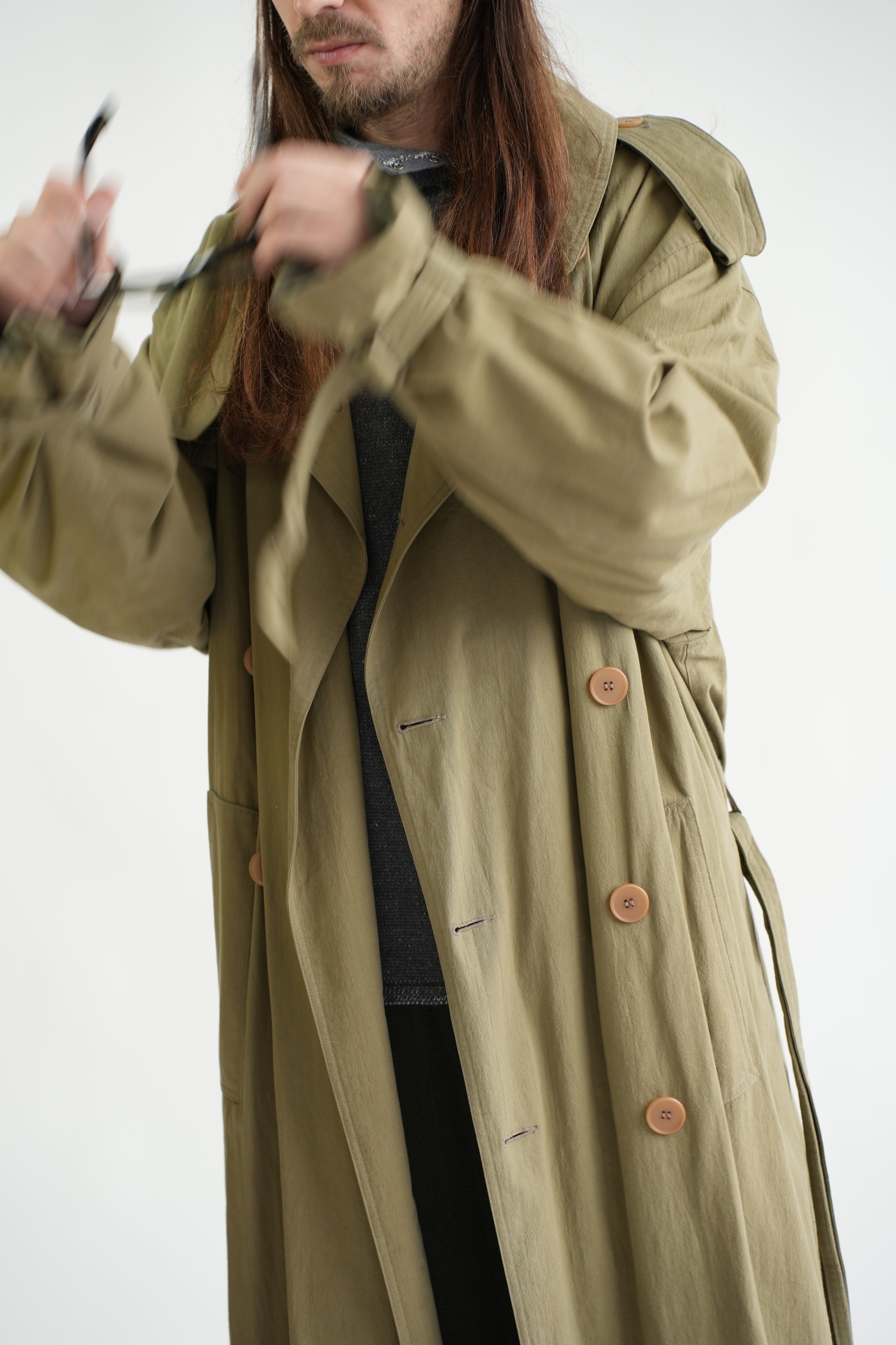 1980s GIORGIO ARMANI Trench coat