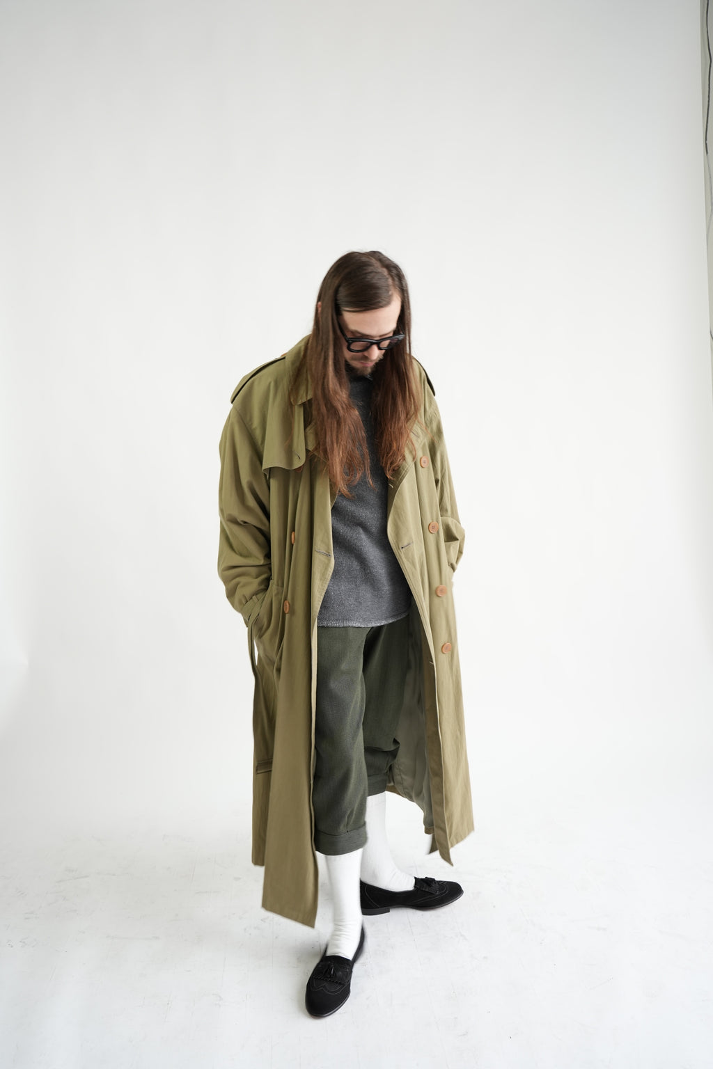 1980s GIORGIO ARMANI Trench coat