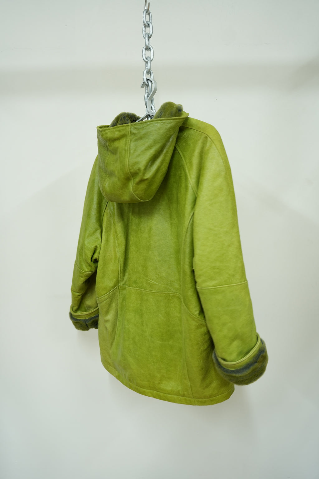 vintage WILSON LEATHER avocado green leather jacket