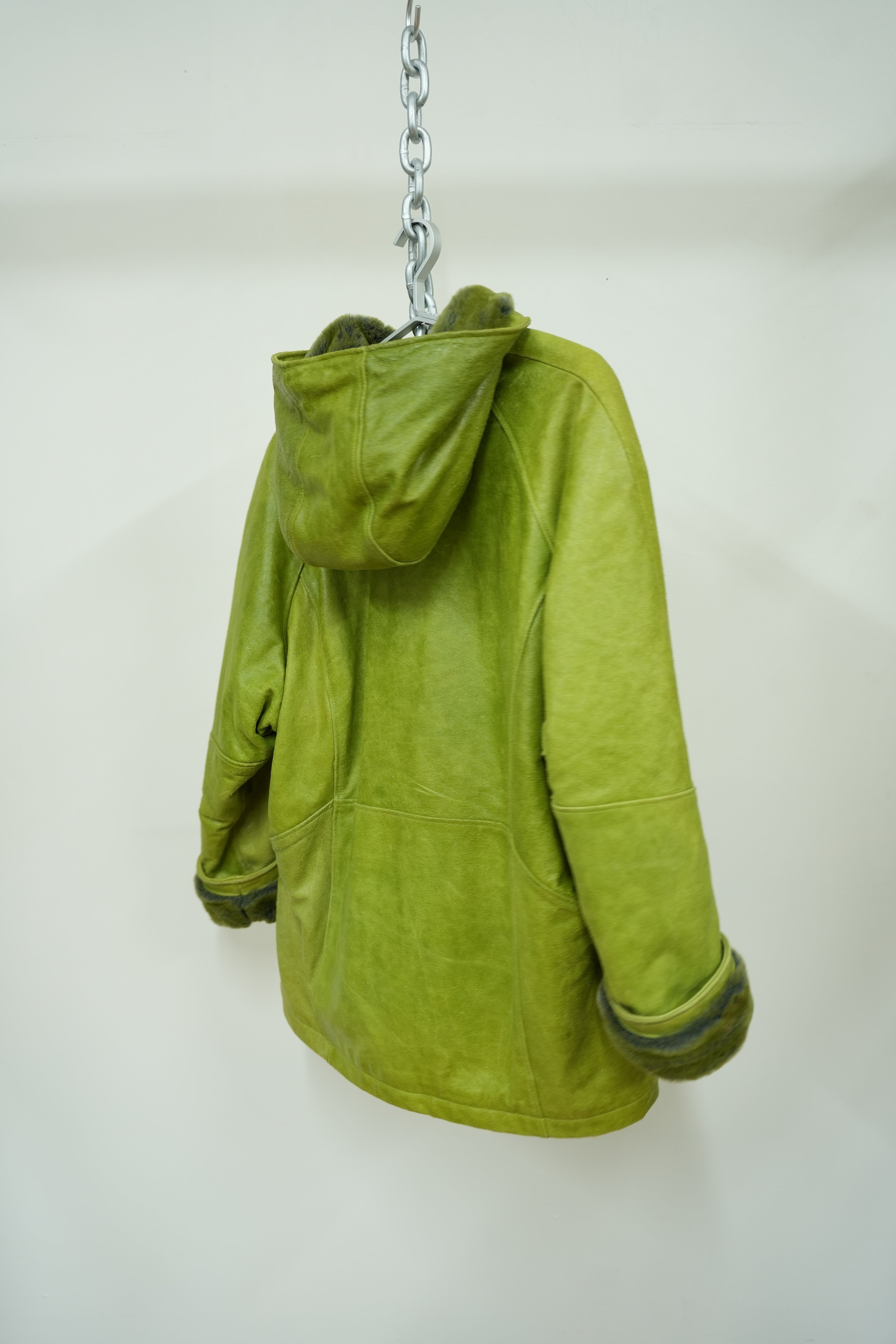 vintage WILSON LEATHER avocado green leather jacket