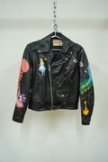 1970s Excelled artist painted Double Rider's Jacket