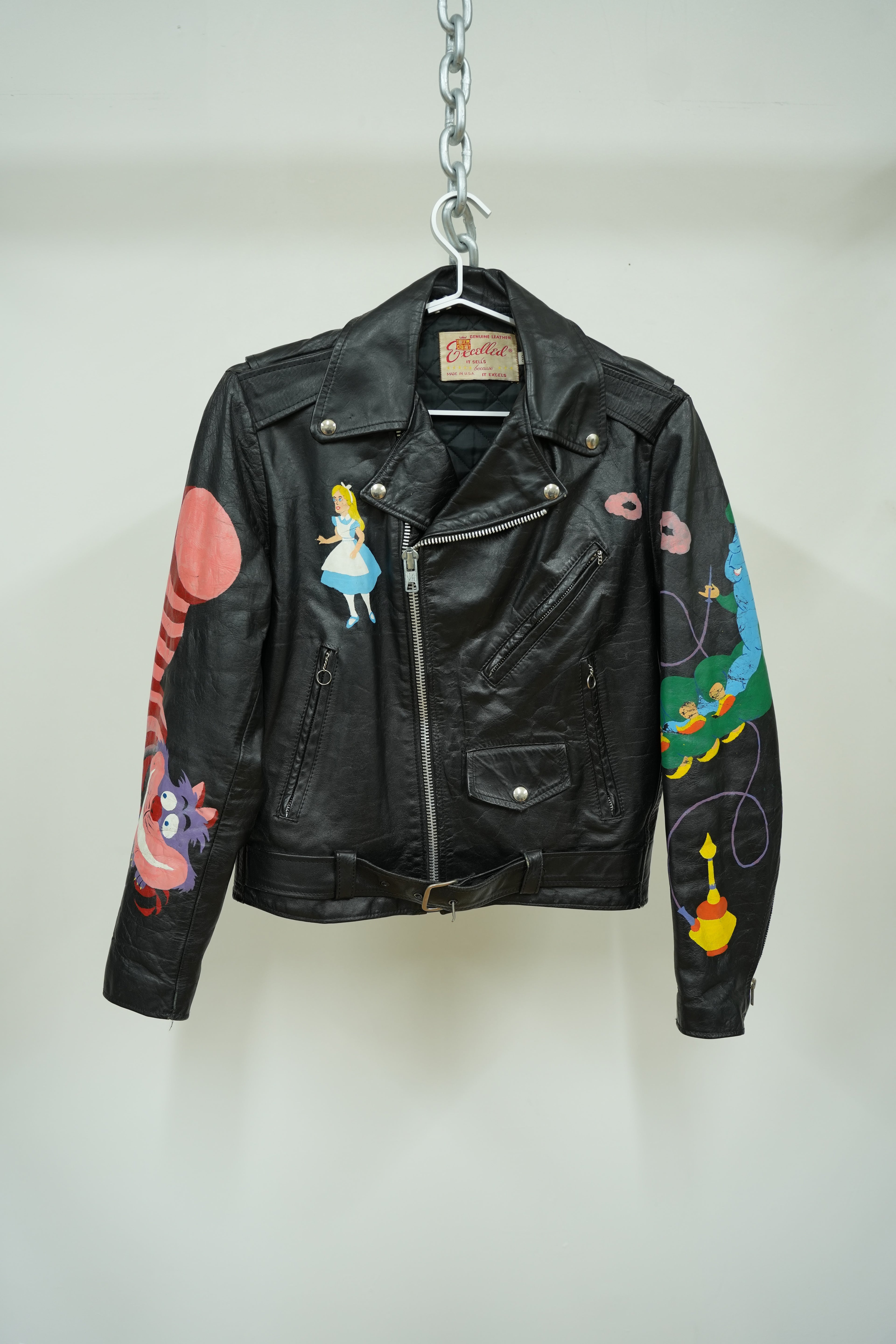 1970s Excelled artist painted Double Rider's Jacket