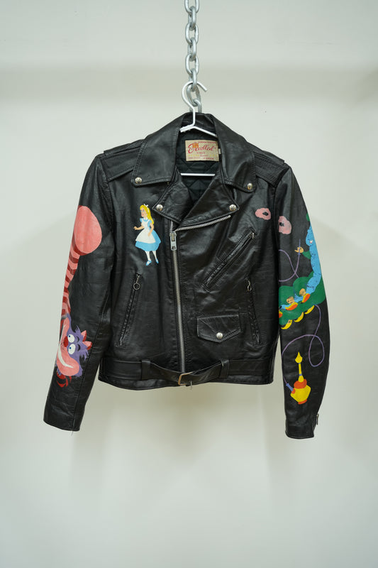 1970s Excelled artist painted Double Rider's Jacket