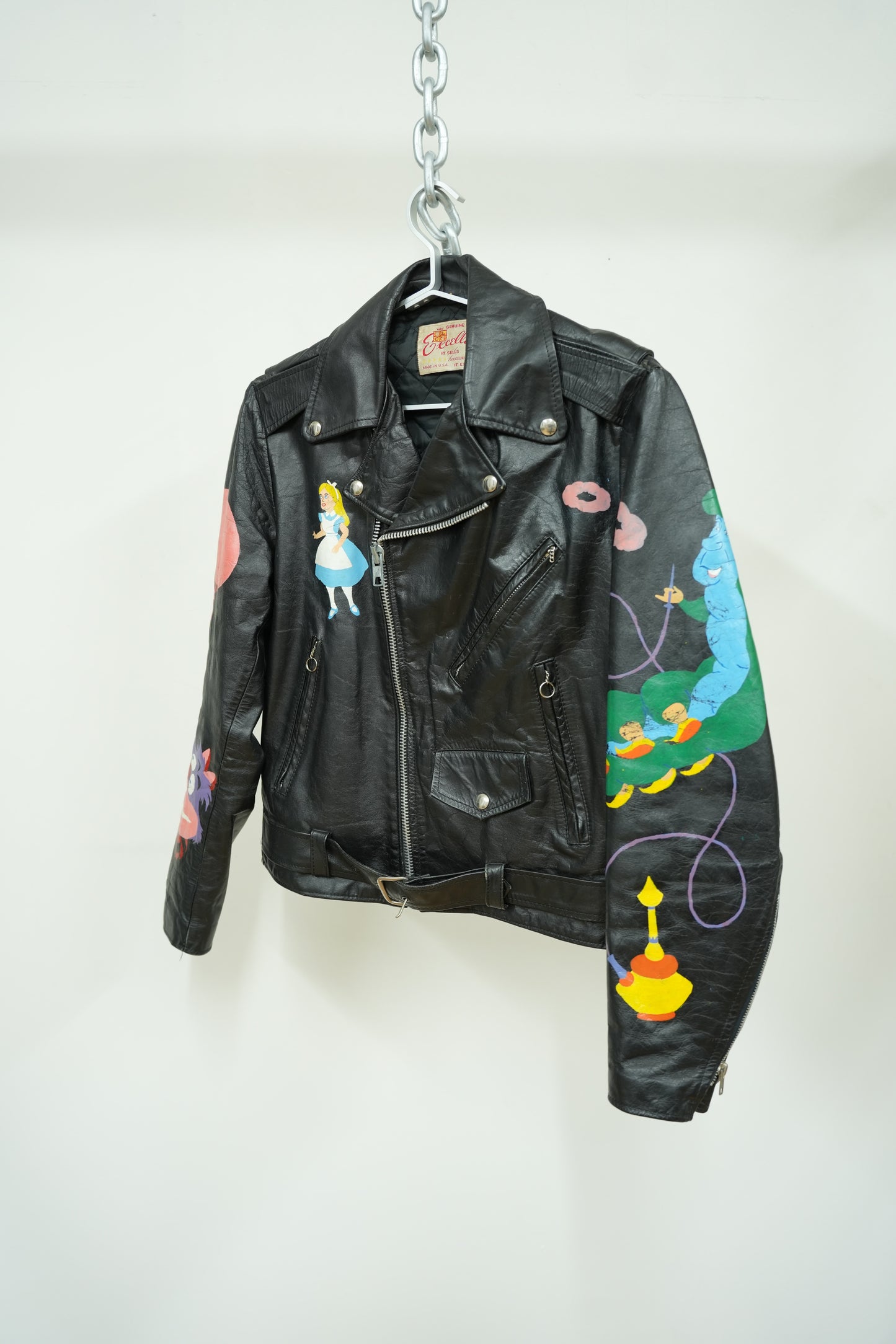 1970s Excelled artist painted Double Rider's Jacket