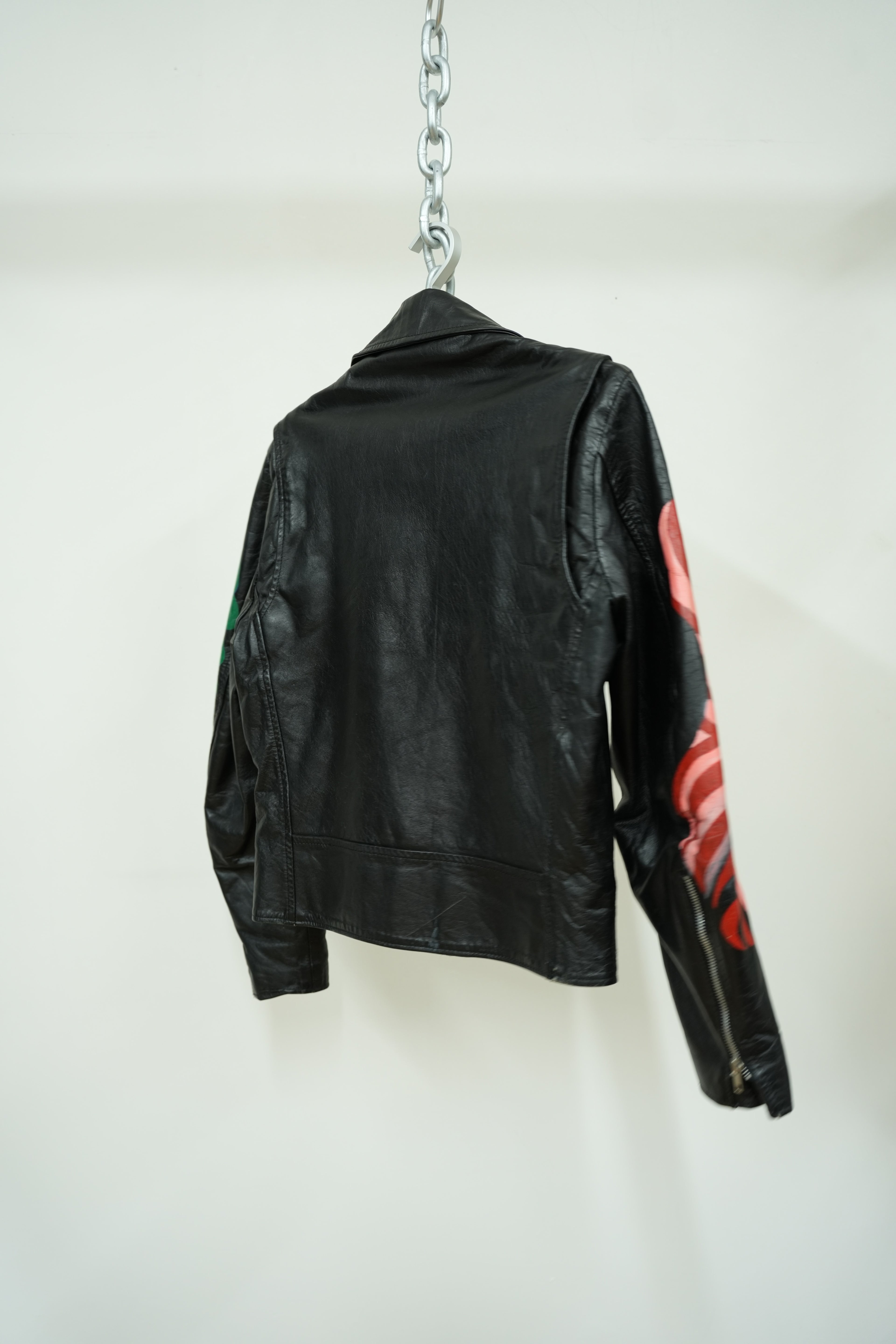 1970s Excelled artist painted Double Rider's Jacket