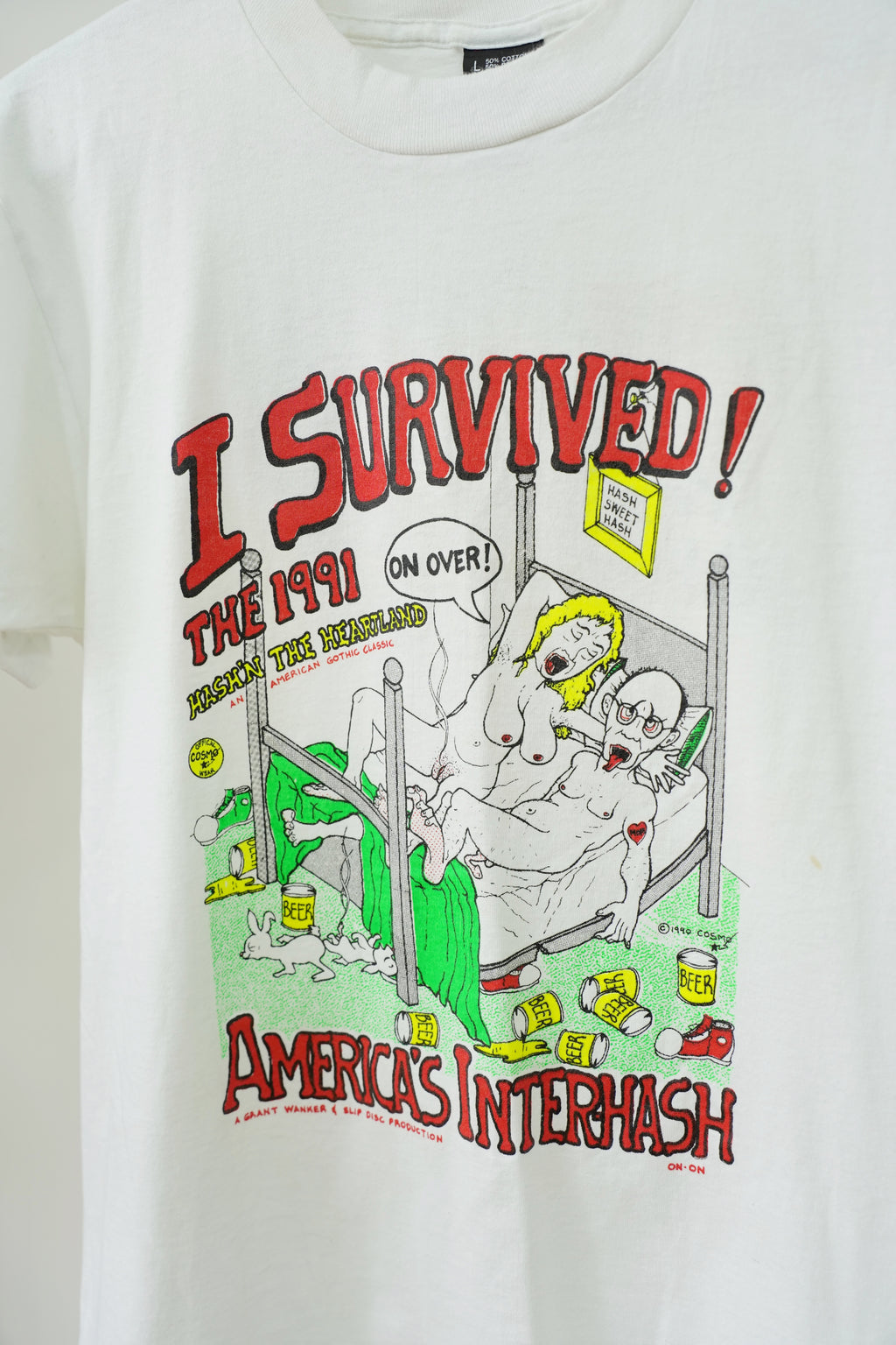 1991 Hash House Harriers “I Survived” Graphic T-Shirt