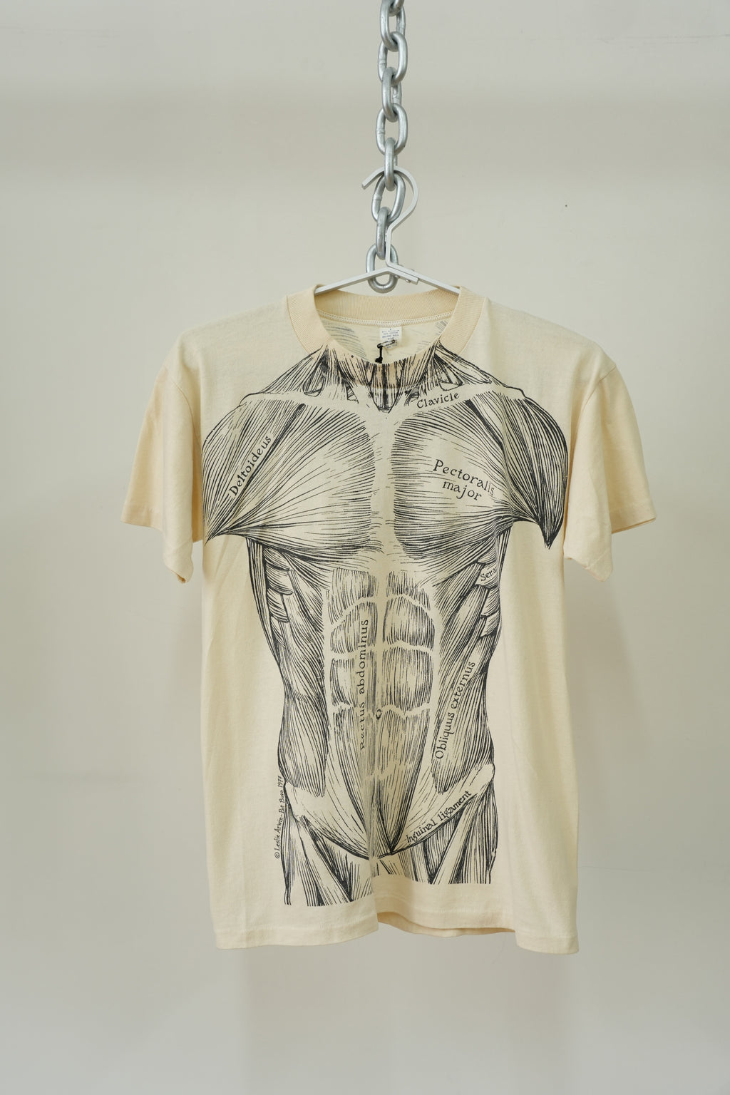 1977 Leslie Arwin Muscle Diagram T-shirt