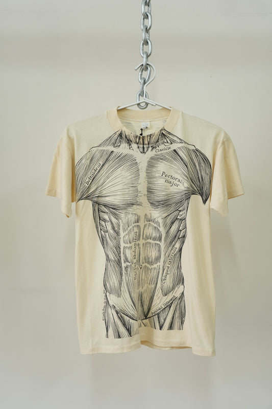 1977 Leslie Arwin Muscle Diagram T-shirt