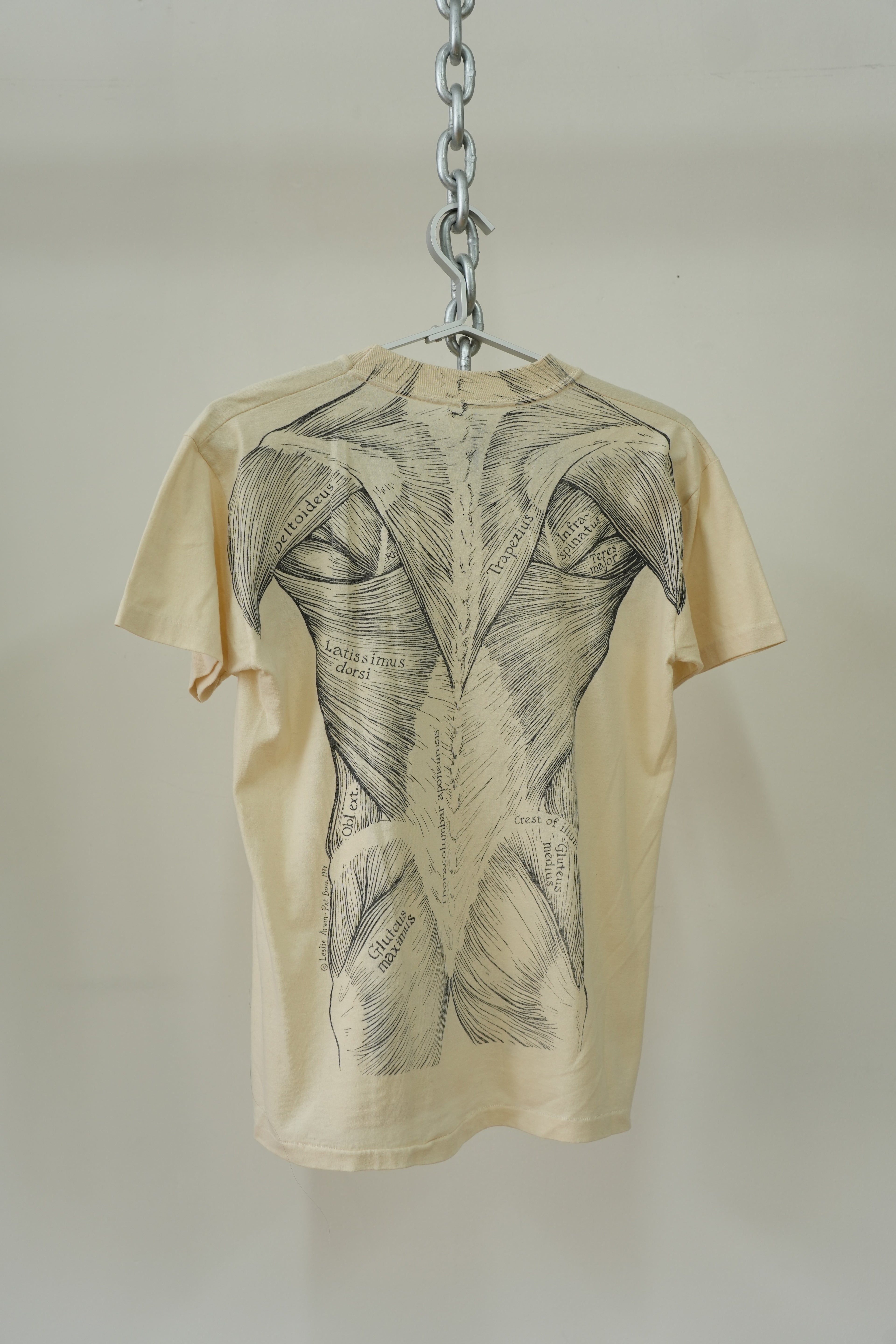 1977 Leslie Arwin Muscle Diagram T-shirt