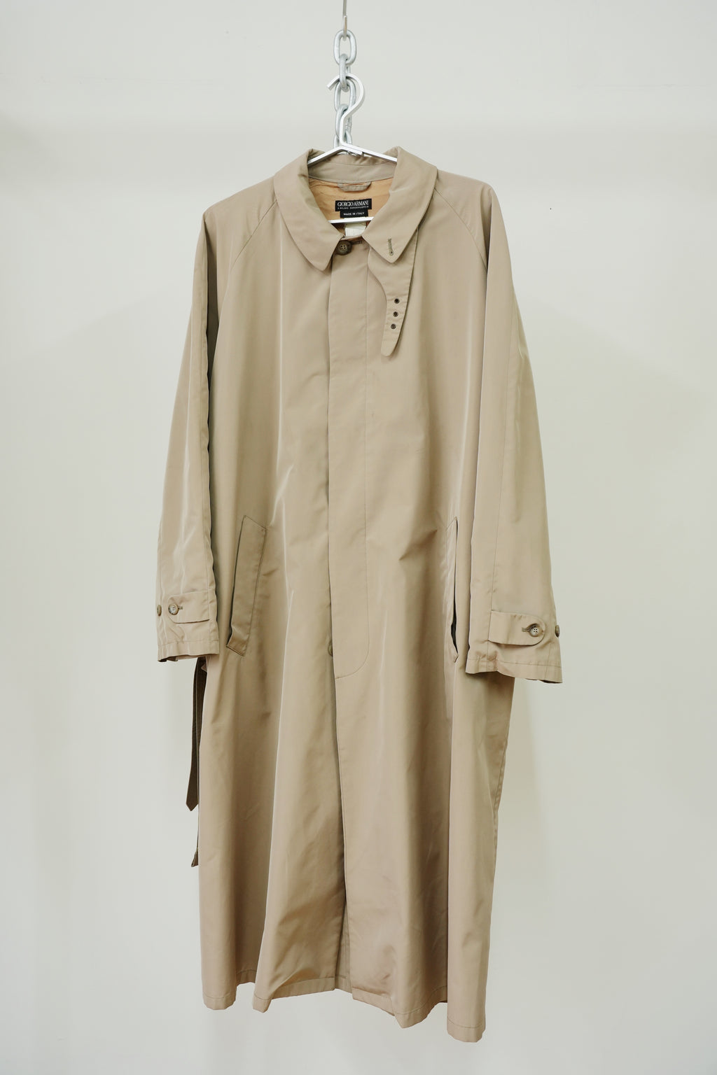 1980s GEORGIO ARMANI Balmacaan coat