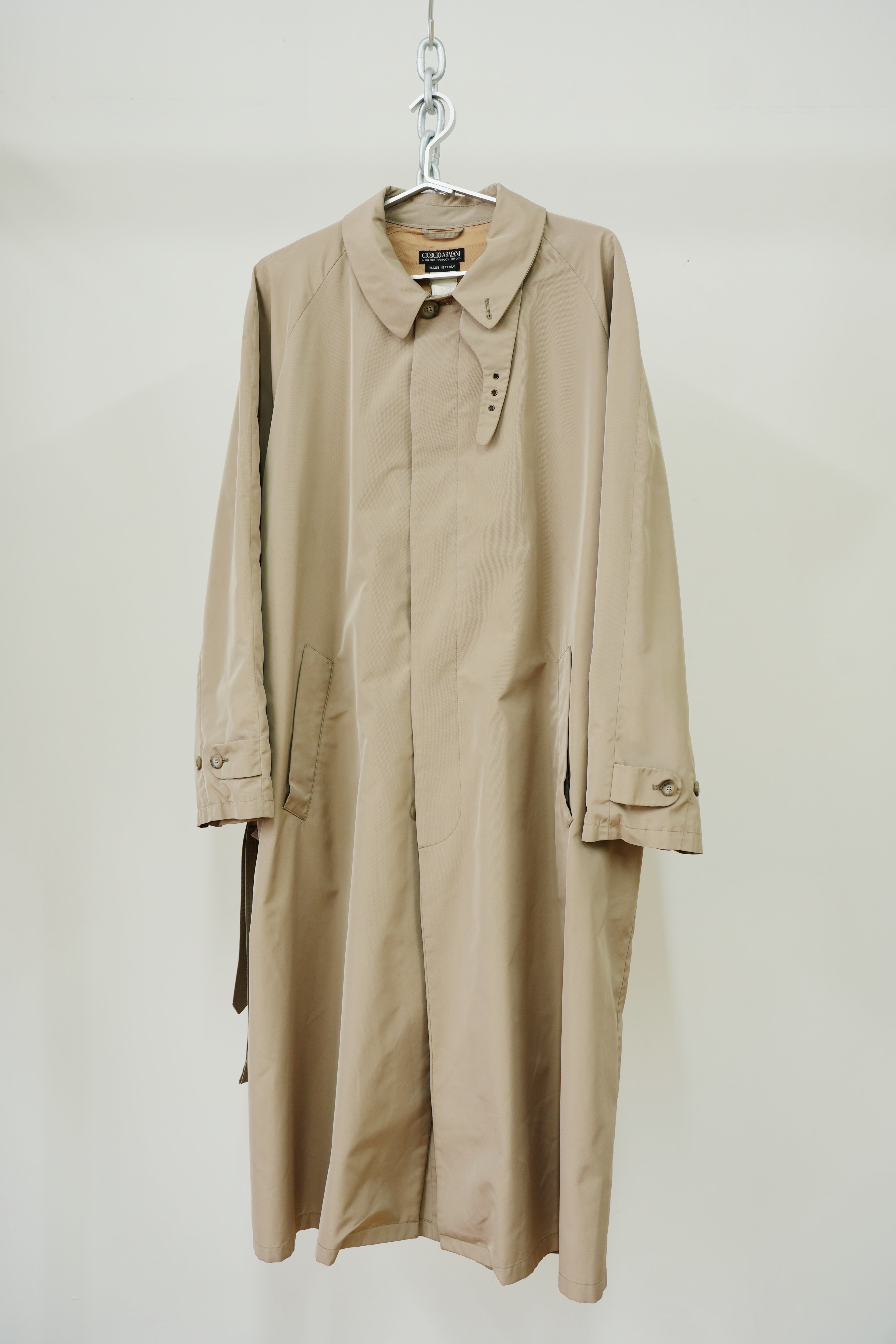 1980s GEORGIO ARMANI Balmacaan coat