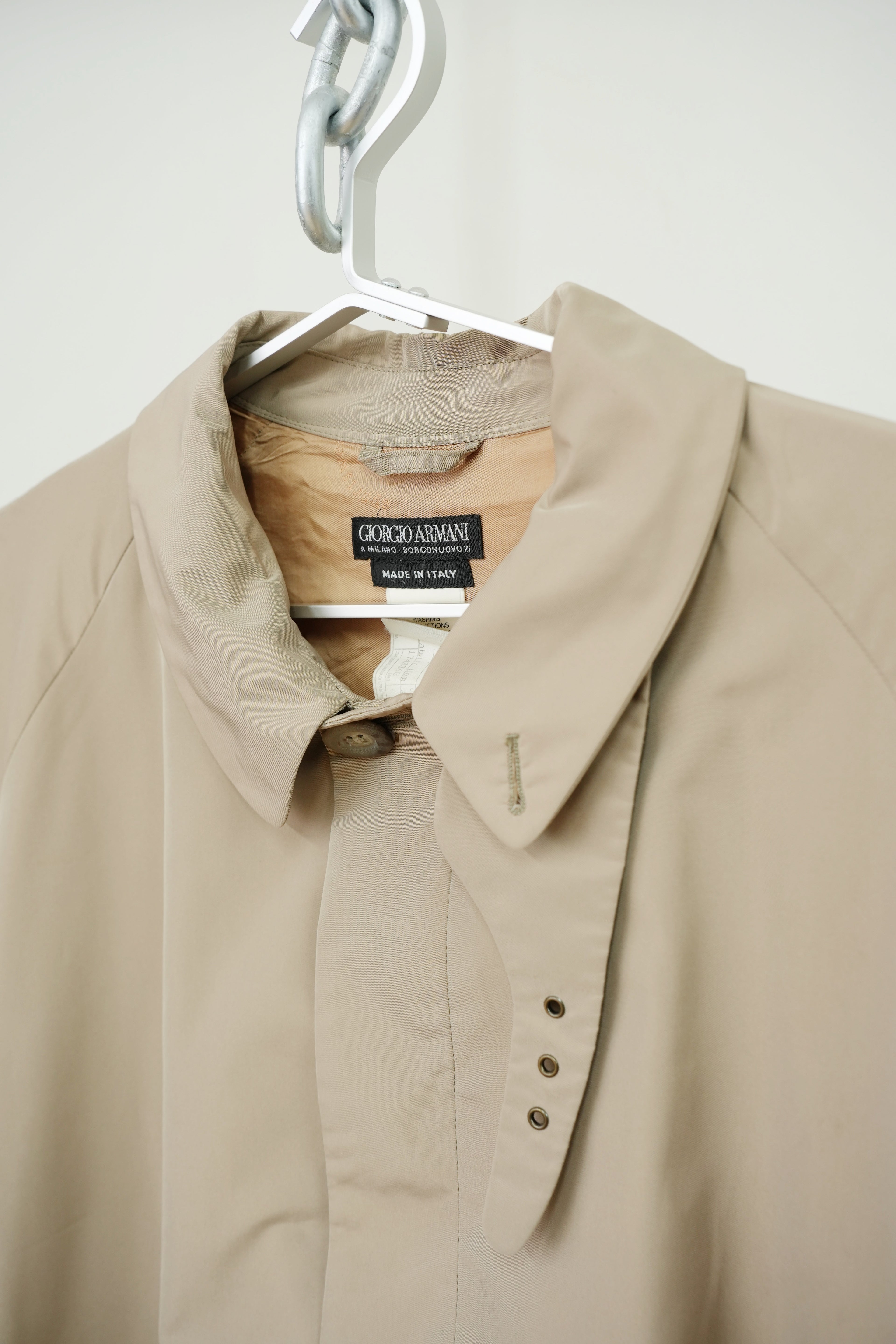 1980s GEORGIO ARMANI Balmacaan coat