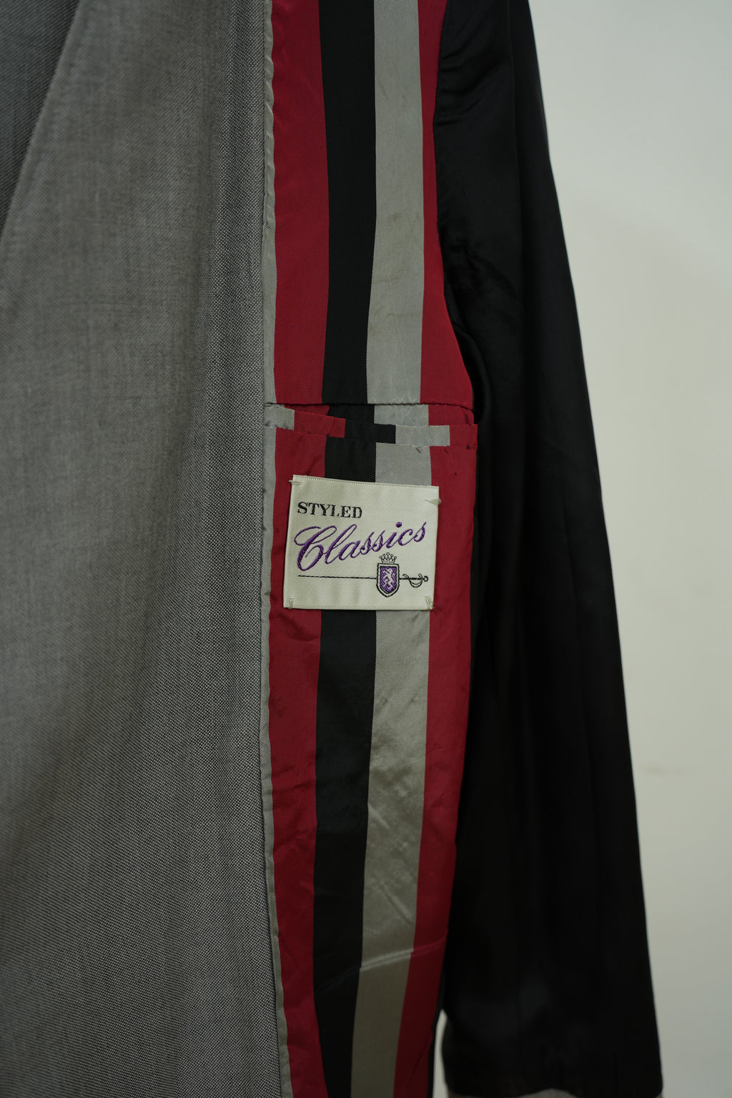 1960s Blazer striped lining