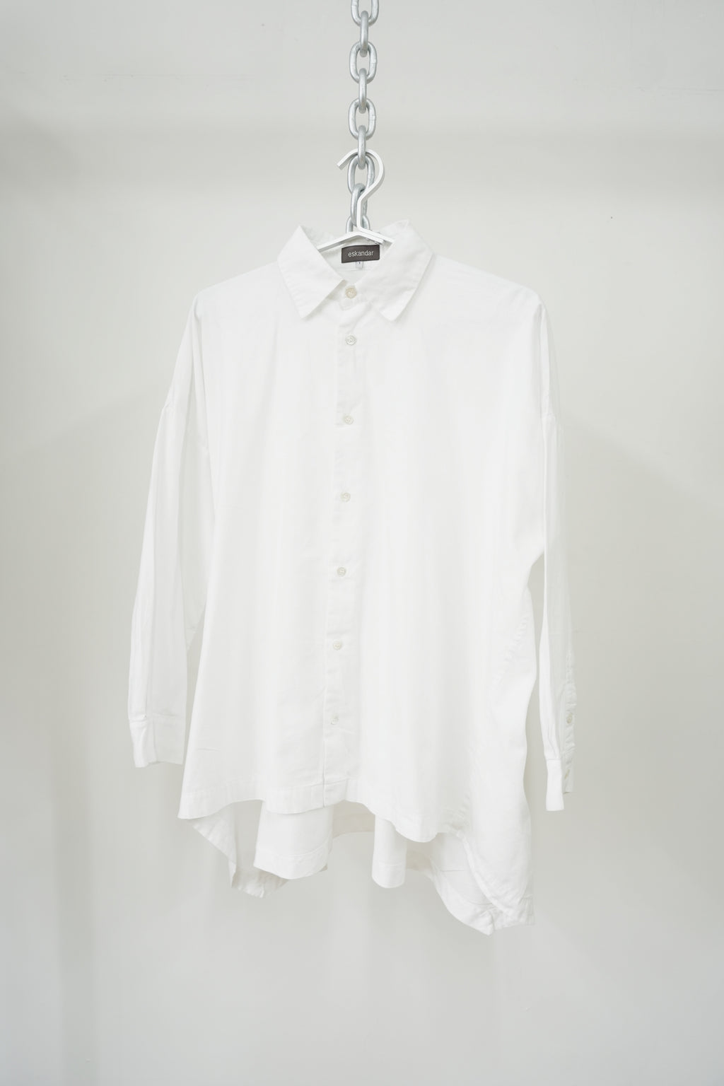 1990s eskandar Over-sized Silhouette Shirt