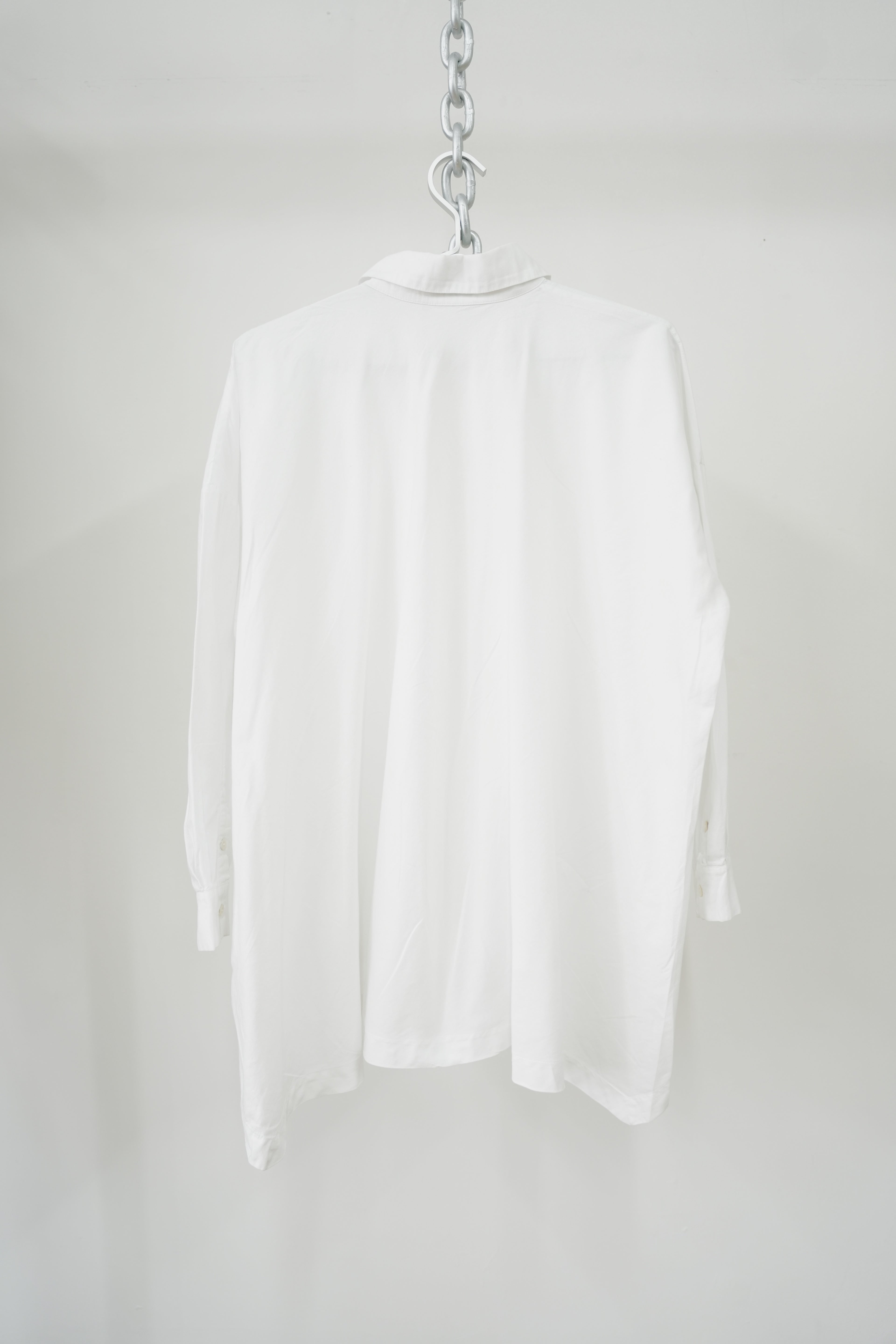 1990s eskandar Over-sized Silhouette Shirt
