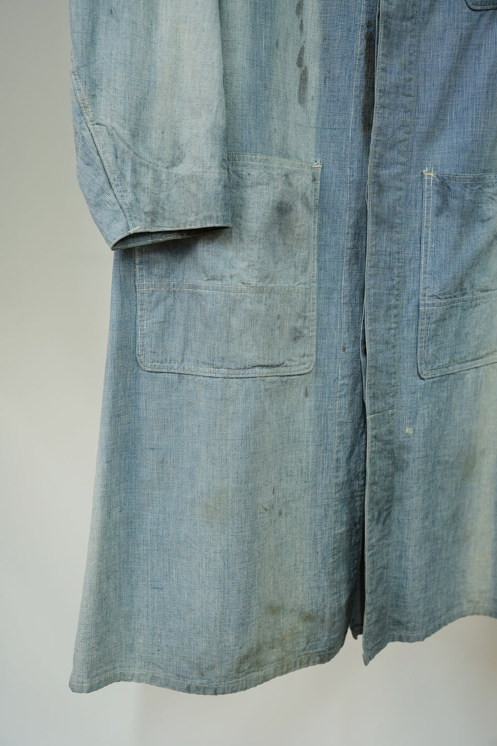 1930-40s THE JANESVILLE BRAND Pin Check Shop Coat