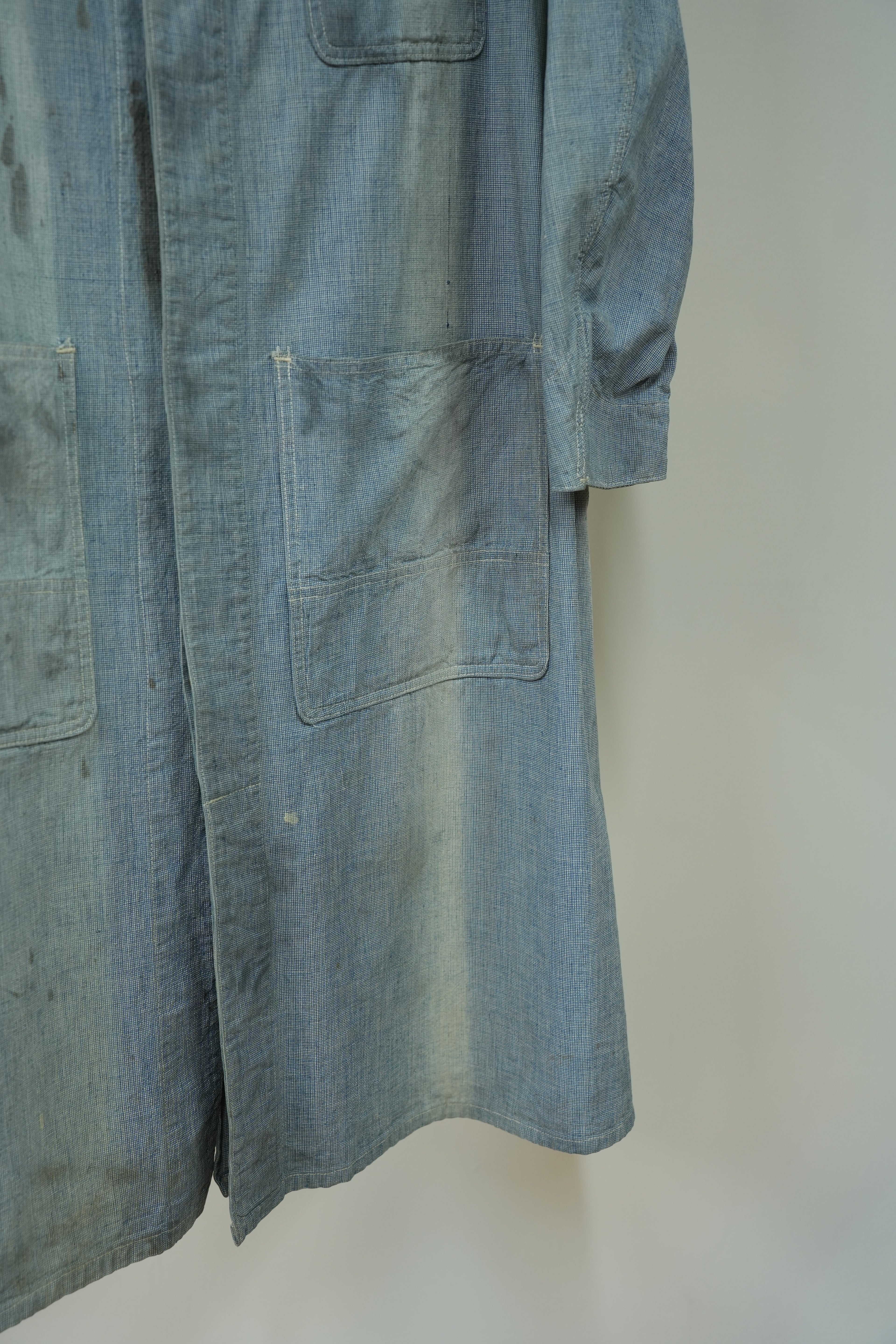 1930-40s THE JANESVILLE BRAND Pin Check Shop Coat