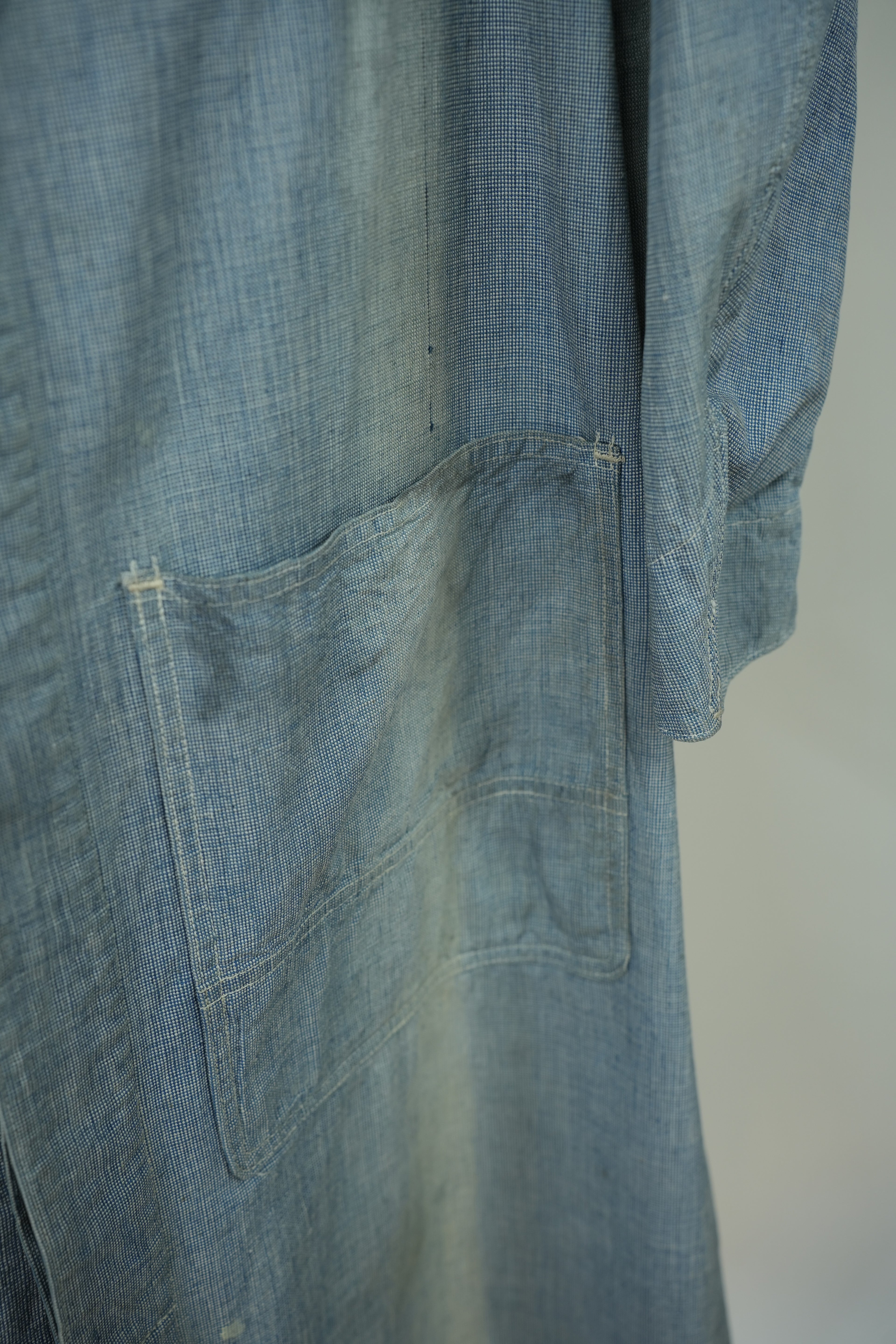 1930-40s THE JANESVILLE BRAND Pin Check Shop Coat