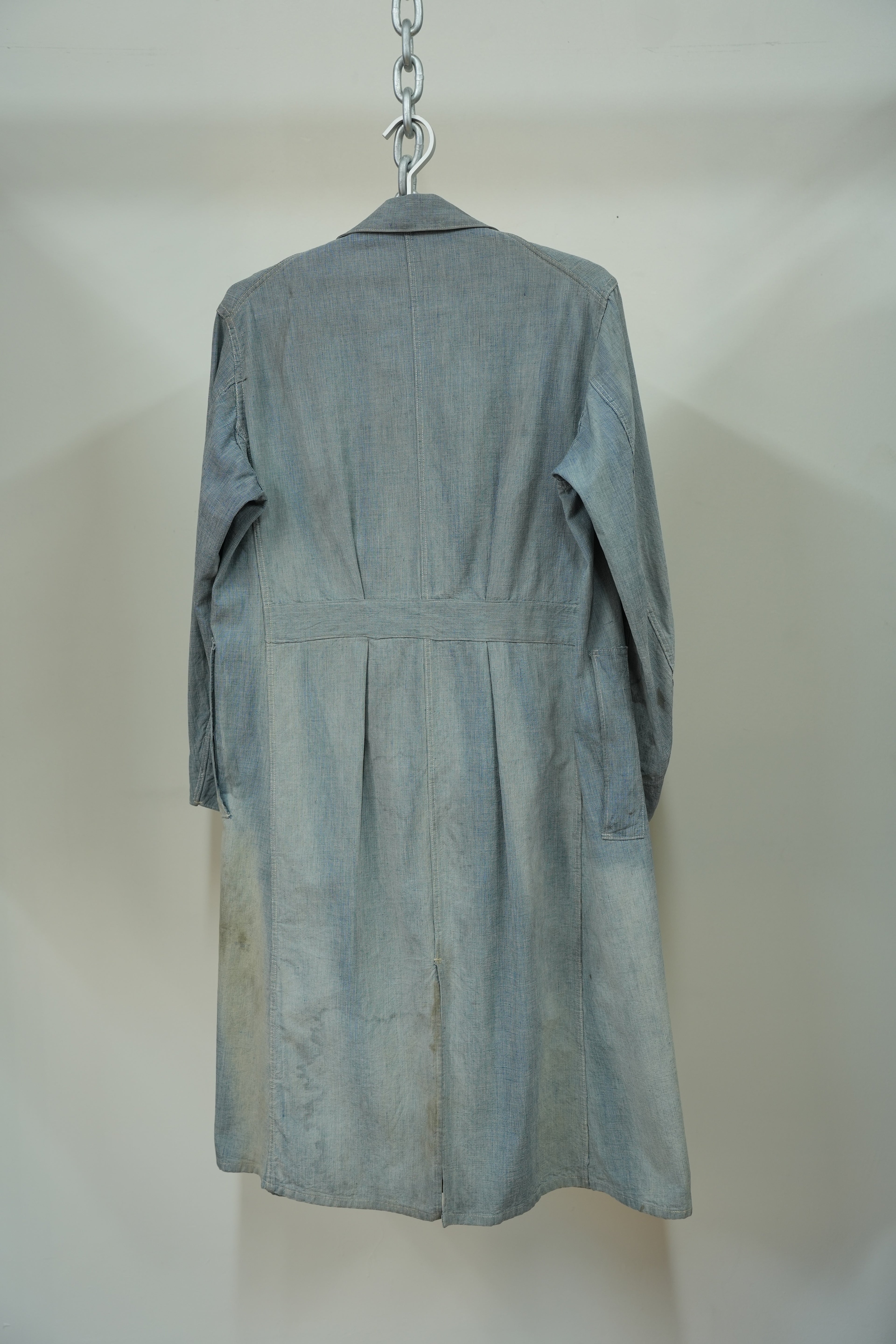 1930-40s THE JANESVILLE BRAND Pin Check Shop Coat