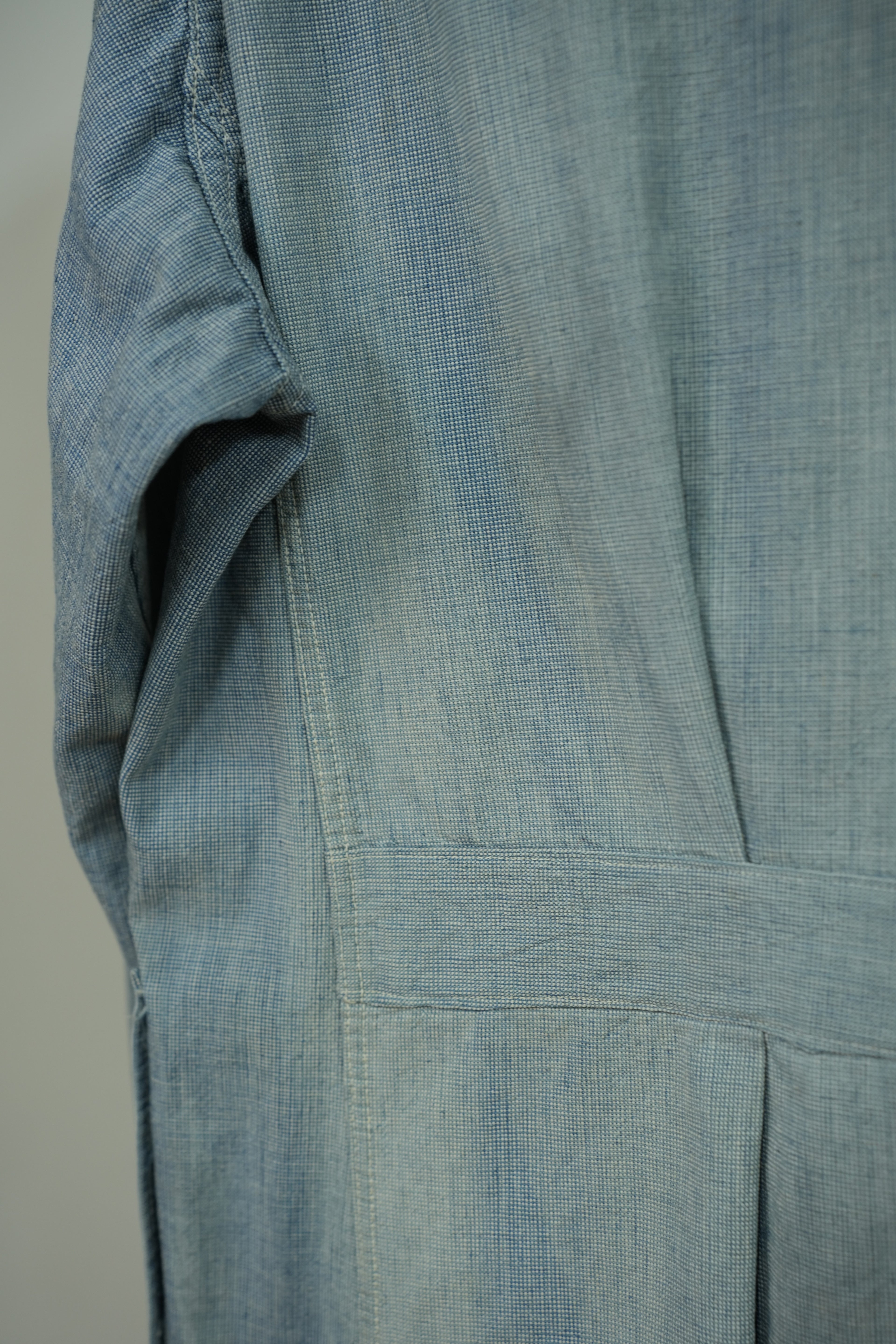 1930-40s THE JANESVILLE BRAND Pin Check Shop Coat