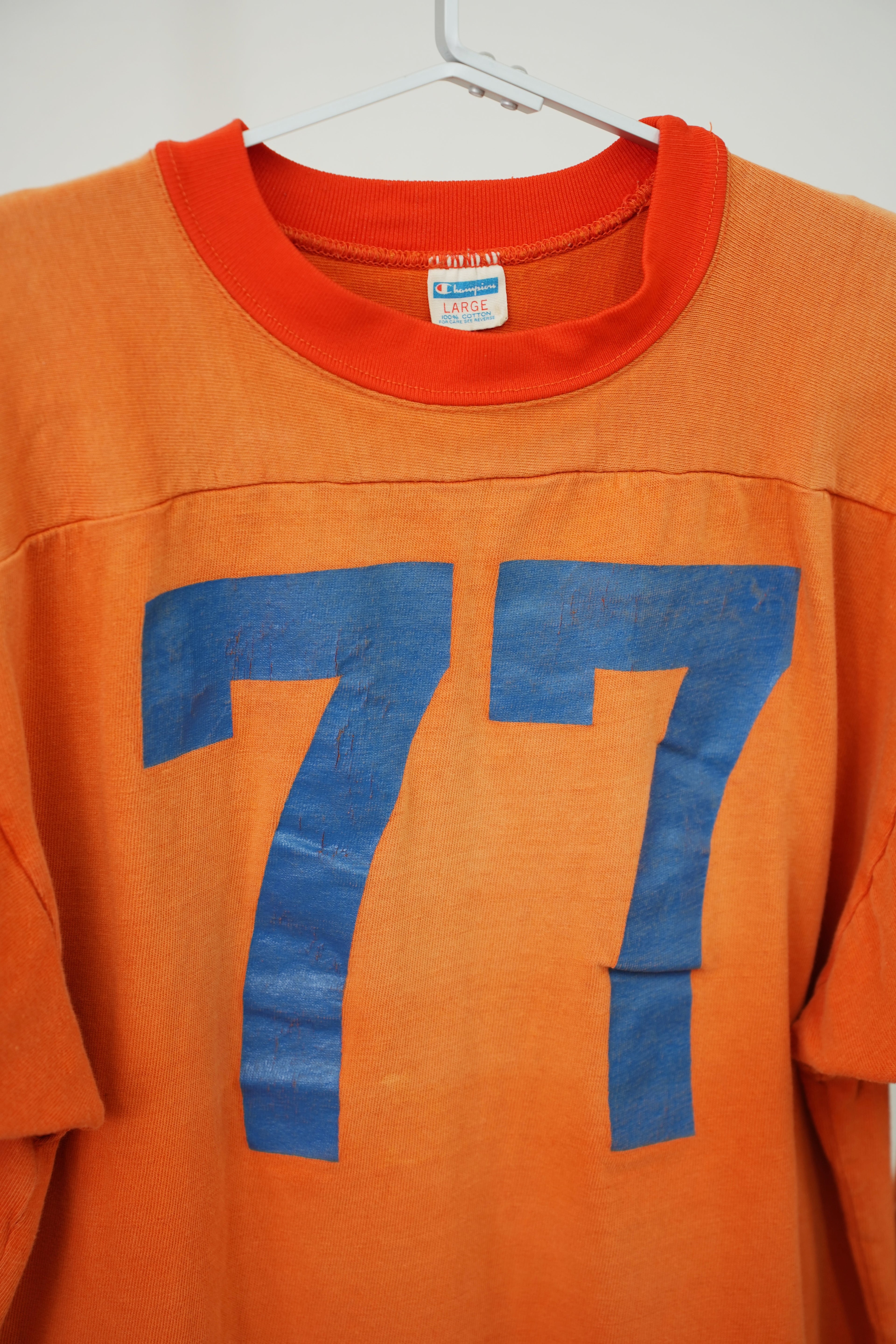 1970s Champion football tee