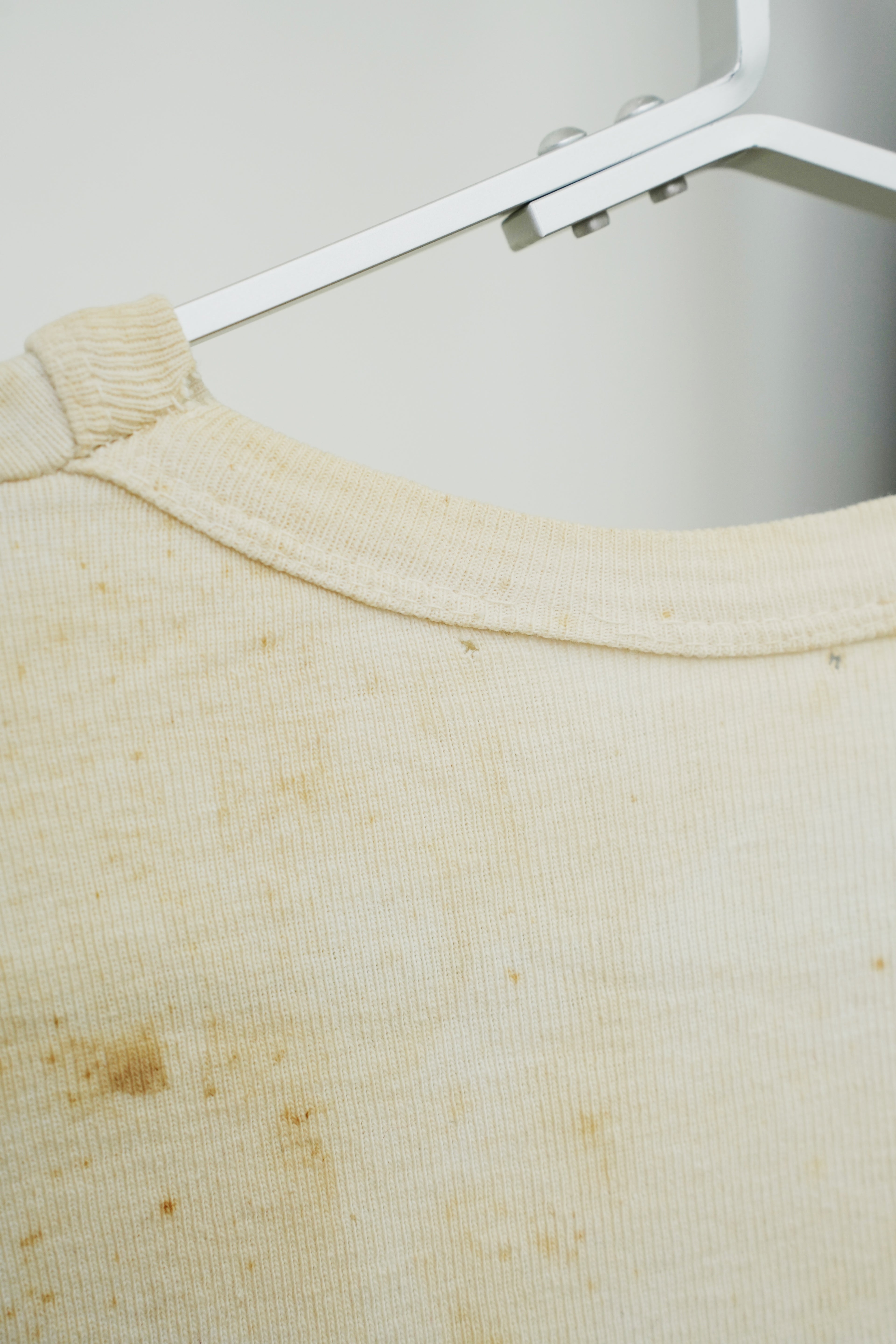 1960s Two-Tone Thrashed T-Shirt 3/4  sleeve