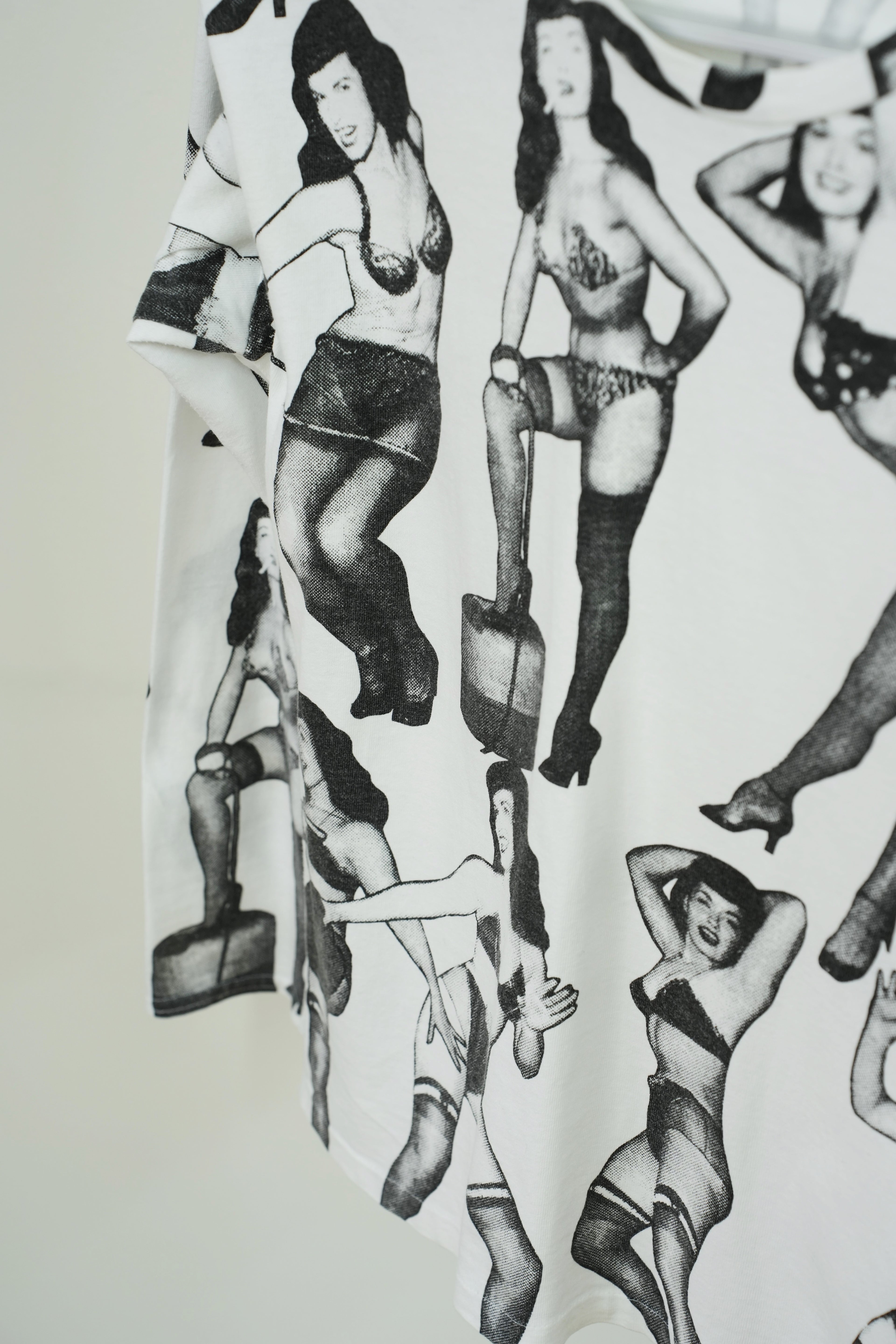 1990s Bettie Page All Over T-shirts