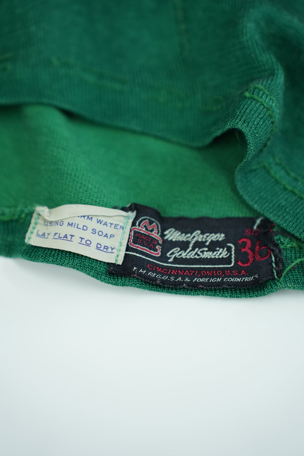 1950s MacGregorGoldSmith INDIANS jersey