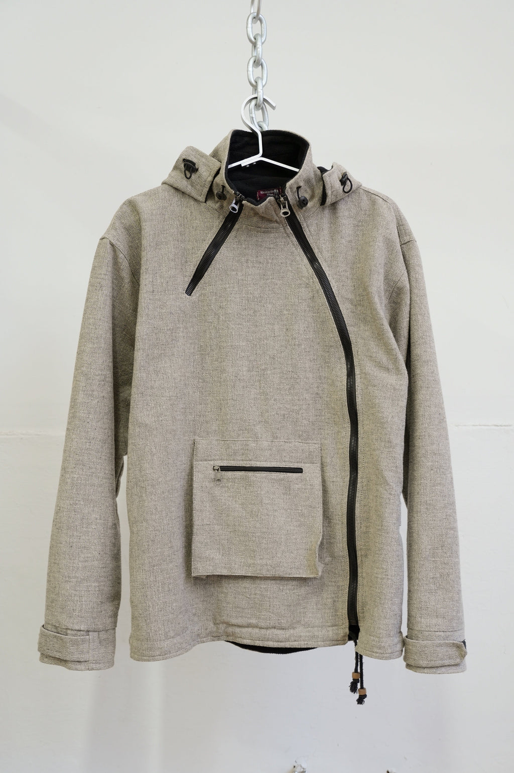 Cotton Woven ZipUp Jacket made in Nepal