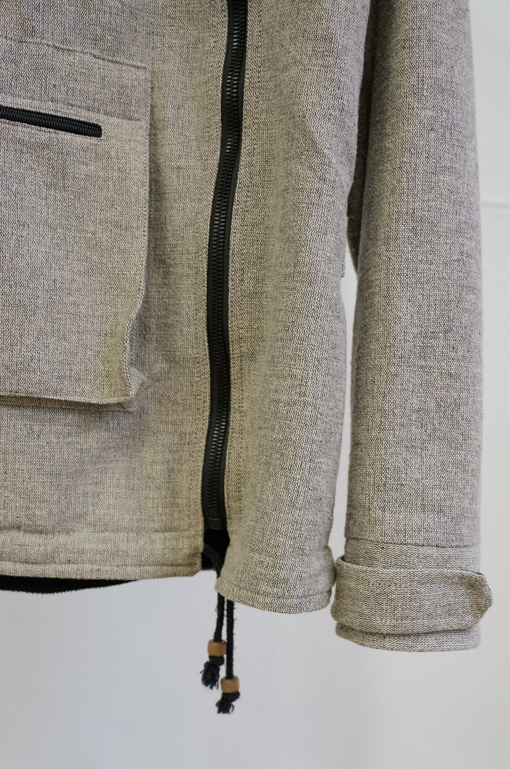 Cotton Woven ZipUp Jacket made in Nepal